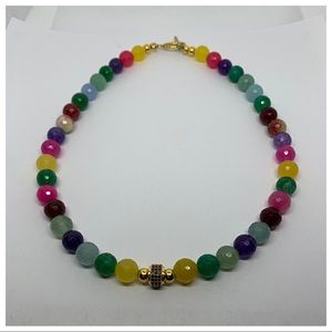 Rainbow Agate Necklace